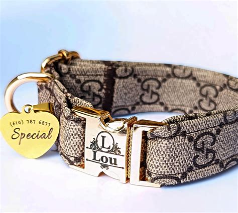 gucci dog collar and leash